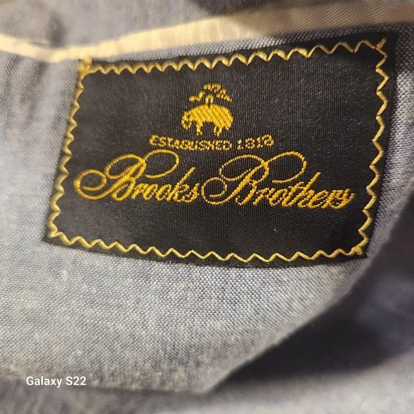 BroVintage Brooks Brothers Blazer Mens 44R Light Blue‎ Sport Coat Made USA Lined